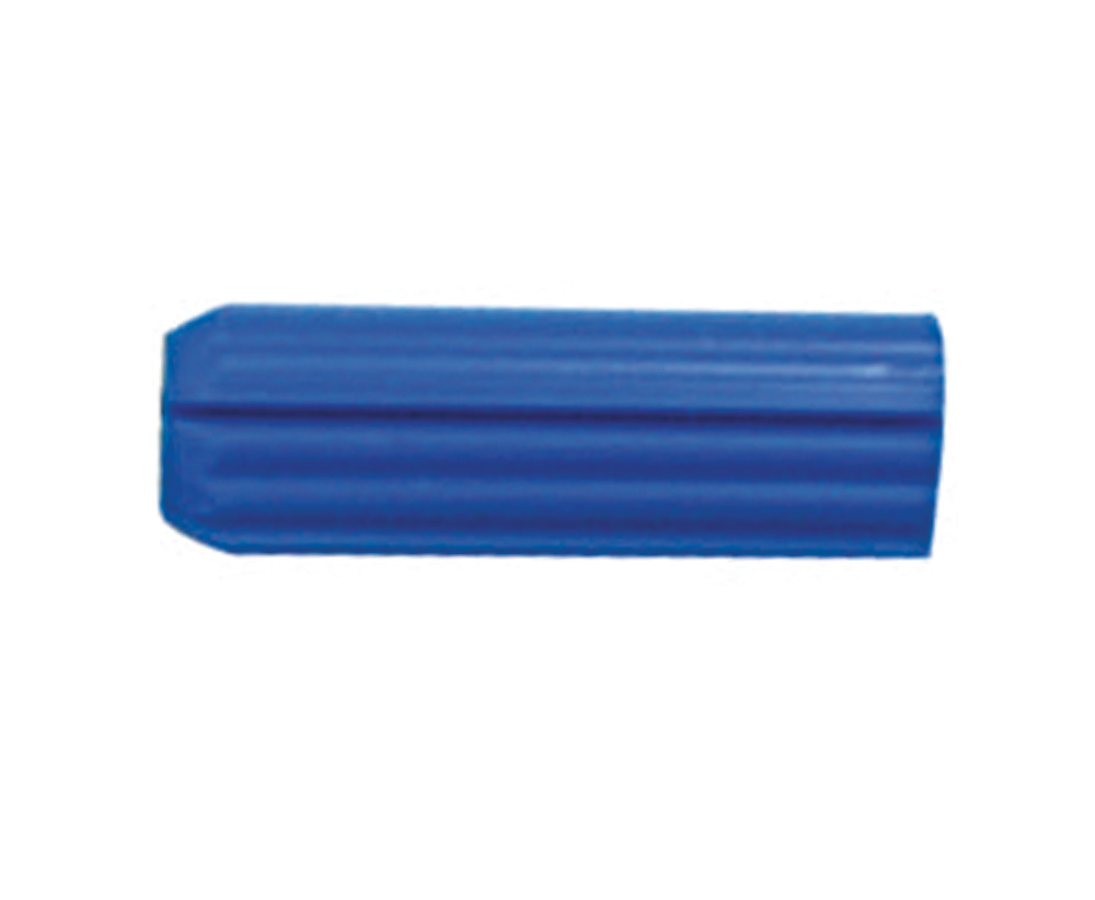 Blue 8mm Wall plugs for fixing into Brick or Concrete