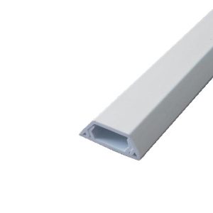 Ridged 10x6 cable ducting PVC 4m trunking