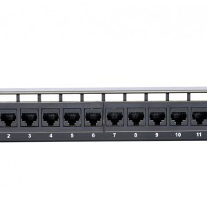 Mini SOHO 12 Port Cat5e Patch Panel