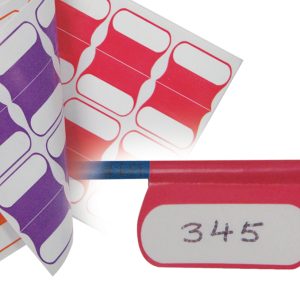 Multi coloured cable labels for Data Networks