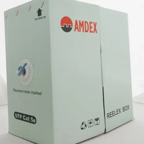 Cat 5e AMDEX Cable Light Blue 305m