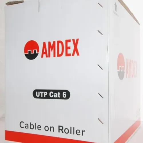 AMDEX Cat 6 Cable Reel 305m Light Blue
