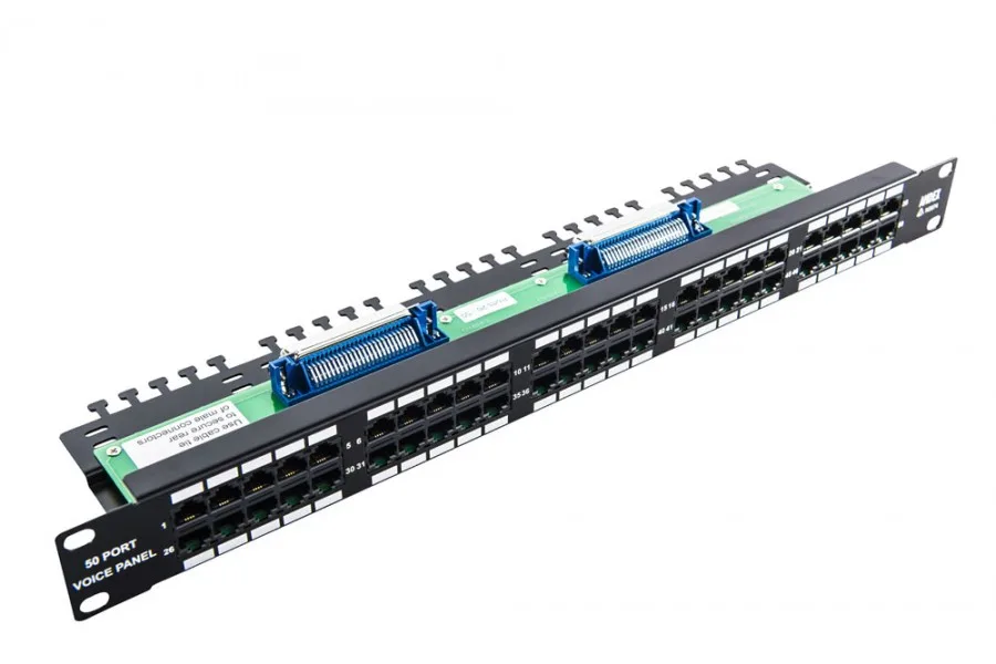 Patch Panel 50 Port Voice (25pr AMP)