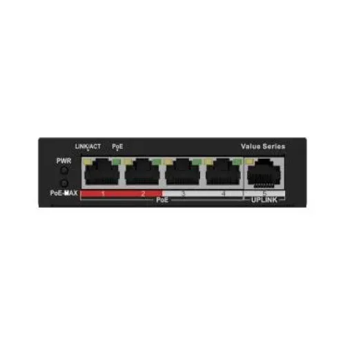 4 Port Fast Ethernet Unmanaged POE Switch