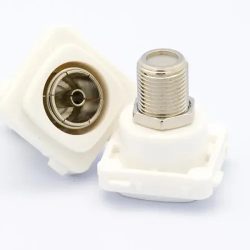 Clipsal Plate Insert  F – PAL Connector (COAX)