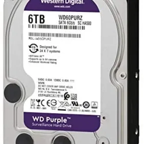 6TB Surveillance HDD Purple WD