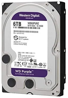 6TB Surveillance HDD Purple WD