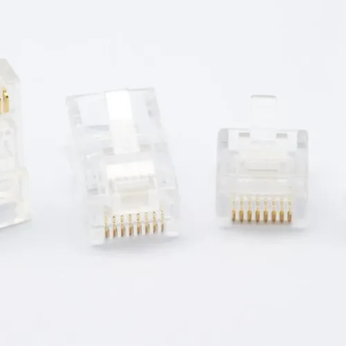 Bag of 100 Connectors RJ45 (Round Solid)