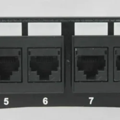 C6 10″ SOHO 12 Port Patch Panel