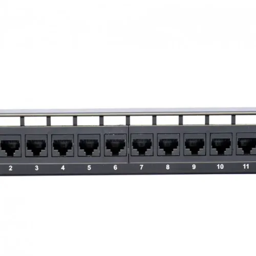 C5e 10″ SOHO 12 Port Patch Panel